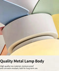 YPDJVLTI Children's Ceiling Fans Lights Ceiling Lamp with quality metal lamp body in pastel colors and sturdy design.