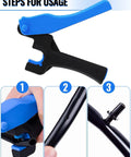 2 Pack Drip Irrigation Tubing Hole Punch Tool For 16/20mm PE Pipe hand punch with ergonomic handle and metal tip