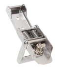 Heavy Duty Stainless Steel Spring Toggle Latch Clamp For Secure Cabinet Locking With Key Cylinder Option Compact Durable Design Perfect For Toolboxes And Storage Units open view