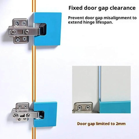 Magnetic Hinge Jig Kit For Quick No Drill Needed Door Install And Drawer Woodworking Accurate Hinges Cutting Guide close-up