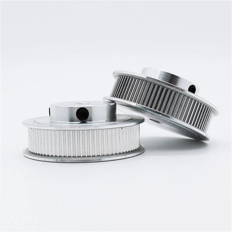 Solid 5-1 Timing Pulley Kit With 16T And 80Gears For Speed Reduction Using 2GT Belts And 6mm Width Double Flange Multi Bore Design For Smooth Machine Gear Up And Reliable Heavy Duty Performance, metal pulleys