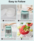 Cool Blue 130W Electric Shaved Ice Machine And Snow Cone Maker Featuring Smart Overheat Protection And A Fast Ice Shaver With Two Bonus Ice Cups That Hit Different For Real Summer Vibes, step-by-step use guide.