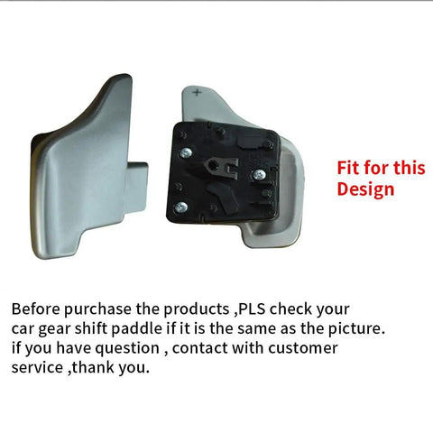 Aluminum Paddle Shifter Kit for Toyota Camry 2012-2016 and Corolla 2014-2018, CNC Billet Sport Shifters, Black Upgrade for Steering Wheel
