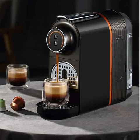 Capsule Coffee Maker For Home Office Automatic Espresso Machine Mini Compact Brewer With 20 Bar Pressure And 960W Power 500ml Water Tank