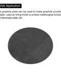 Graphite Block Plates 22x1mm Set Of 15 for melting and casting, depicted as a circular graphite plate for crucibles and lining bricks.
