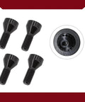 Premium Lug Wheel Studs Kit For Your BMW Z4 Z3 M6 M5 M3 135is 135i 128i Heavy Duty Car Wheel Bolts Bolt Set Replacement OEM 36136786419 Reliable And Tough black steel wheel bolts set, 4 pieces