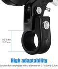 Kids Bicycle Brake Levers Set detailed view of easy install brake handle clamp showing adaptability to 0.7-0.9 in handlebars.