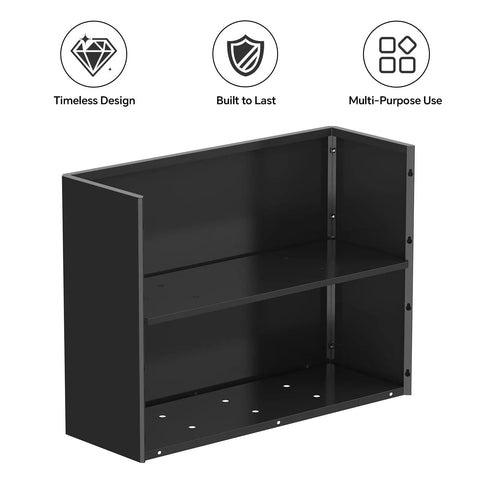 Massive Galvanized Steel Planter Box With Removable Insert Shelf And Four Drainage Holes Weather Resistant, side view