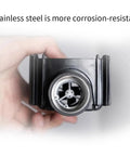 Close-up view of Real Time Flow Meter Sensor For Fuel And Water With K24 Gear, showing stainless steel corrosion-resistant part.