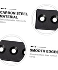 Heavy Duty Track Connecting Plate Set For Barn Doors Carbon Steel Bracket Connectors With Easy Install Flat Mending Plates