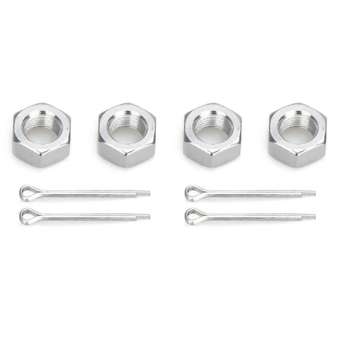 Beefy Tie Rod End Kit For Grizzly 350 400 450 4X4 Bruin 350 Wolverine 350 450 Kodiak 400 450, Heavy Duty Steering Upgrade For ATV And UTV, Easy Install, Precise Fit, Durable Ball Joints, All In One Replacement, 4 chrome nuts and cotter pins
