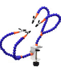 Multi Arm Third Hand Soldering Station With Eight Flexible Gooseneck Arms Desk Clamp Holder for PCB Welding Repair and DIY Projects