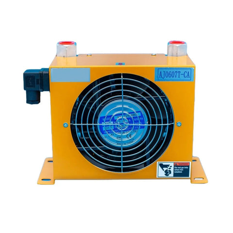 Air Cooled Hydraulic Oil Radiator Cooler With 30 Liters Per Minute Flow And One Point One Kilowatt Cooling Capacity Delivers Heavy Duty Energy Efficient Oil Heat Dissipation For Industrial Equipment Across Tough Working Environments