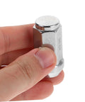 Yardwe Chrome Lug Nuts Wheel Replacement Kit Super Easy Install Anti Rust Heavy Duty Seal Covers, chrome cap held in hand