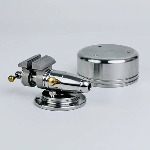 Heavy Duty Mini Bench Vise With Gold Accents For Desk Work And Hand Projects Super Compact 304 Stainless Steel Clamp Tool