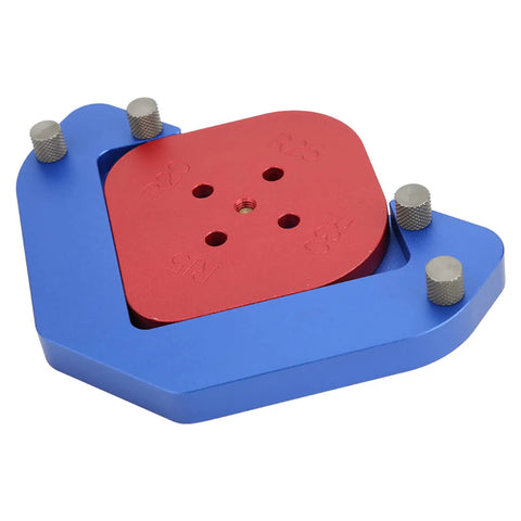 Heavy Duty Aluminum Alloy Router Template With Round Arc Positioning And Angle Guide built tough for accurate radius cuts.