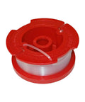 Red replacement spool for 20V trimmer compatible with LST140C LST220FC B3 BR 90564281C, loaded with string line for mowing