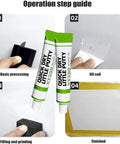 DIY Friendly Marine Grade Fiberglass Boat Repair Paste Kit With Scraper For Scratch Repair And Quick Dry Touch Ups White Putty That Bonds Fast 3 Pcs Set For Small Damages On Boats And Watercraft