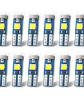 Upgrade Your Ride With T5 74 73 37 2721 LED Bulbs For Auto Dash Instrument Panel Gauge Cluster Indicator Lights White 12V