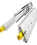 20 Inch Industrial Grade Heavy Duty Drawer Slide With Lock For Side Mount Capable Up To 379 Lb 3 Inch Widening 3 Fold Full Extension