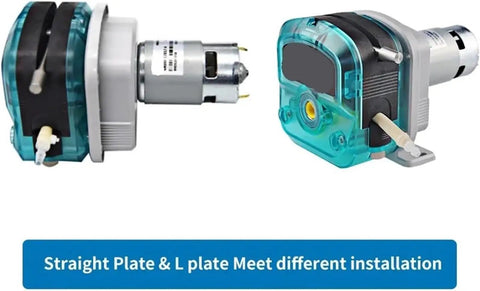 High Flow L Shape Peristaltic Sewage Pump With Self-Priming Gear Transmission Motor For Liquid Transfer And Effluent Handling High Strength Titanium Alloy Build Reliable Performance In Corrosive Environments