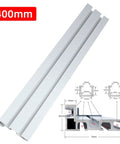 400mm Aluminum Miter Track T Slot Sliding Bracket For Router Table Fence CNC Saw Workbench Jig Fixture Part DIY Woodworking