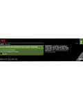 Box of Black Weatherstrip And Gasket Adhesive 5 Fl Oz, showing product details and safety warnings.