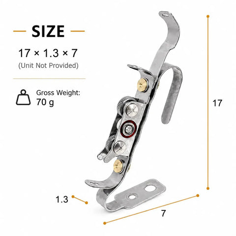 Ultimate TIG Wire Feeder Tool With Magnetic Base And Heat Shield For Alloy Filler Rods, size dimensions 17x1.3x7 cm, 70g weight