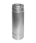 PelletVent Stainless Steel Double Wall Straight Stove Pipe Connector For Venting Smoke And Exhaust On Multi Fuel Stoves 36 Inch Long 3 Inch Diameter Heavy Duty Easy Install