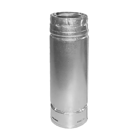 PelletVent Stainless Steel Double Wall Straight Stove Pipe Connector For Venting Smoke And Exhaust On Multi Fuel Stoves 36 Inch Long 3 Inch Diameter Heavy Duty Easy Install