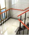 Top Notch Side Mount Deck Railing Posts With Adjustable Brackets And Complete Screw Kit Heavy Duty Black Stair Balusters Slick Finish, stair railing installation.