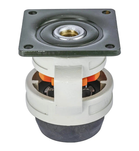 Beefy 4 Pack Leveling Casters With Nylon 2 Inch Wheels And Rubber Feet For Industrial Equipment And Workbenches Retractable Support Up To 2200 Lbs Easy Install Stable On Uneven Floors