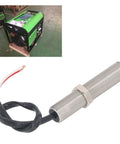 Pickup Speed Sensor 5 By 8 Inch 18 UNF Thread Heavy Duty Magnetic Electric Speed Sensor with brass body and wiring in focus.