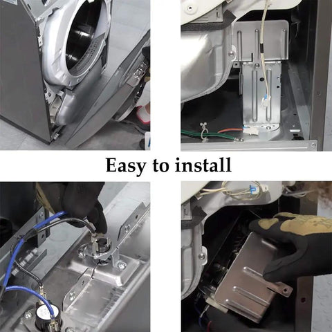 Upgraded Dryer Heating Element Kit For Popular Front Load Dryers DV42H5000EW A3 DV45H7000EW A2 DV48H7400EW A2 DV40J3000EW A2 DVE50M7450W A3 DV42H5200EW A3 With Housing Duct High Limit Thermostat And Thermal Fuse Replacement