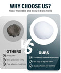 Comparison of Heavy Duty Waterproof Patching Paste And Dependable Repair Mastic with other compounds highlighting benefits and features.