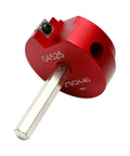2 inch reamer from Four Size PVC Pipe Reamer Tool Kit for Schedule 40 Plastic Pipes, deburrs edges and fits half inch drill.