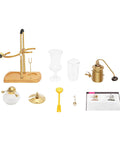 5 Cup Siphon Coffee Maker Tabletop Vacuum Brewer With Borosilicate Glass 500ml set with components for home or cafe use