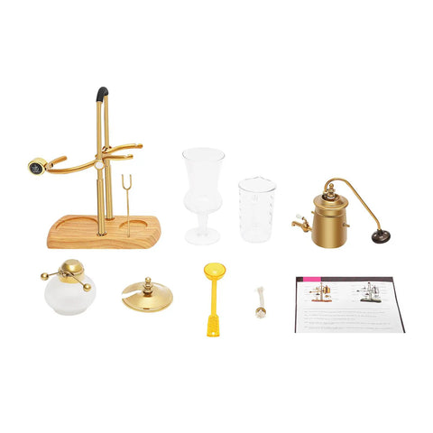 5 Cup Siphon Coffee Maker Tabletop Vacuum Brewer With Borosilicate Glass 500ml set with components for home or cafe use