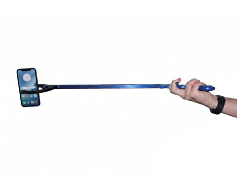 26 Inch Reacher Grabber Tool Set Of 2 With Aluminum Frame, 3 Inch Wide Jaw And Magnetic Tip, Lightweight Rust Proof Construction, Ergonomic Handle, Blue For Quick Grabs And Easy Pickup And Retrieval