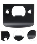 Stainless Steel Door Strike Plate Black For Exterior Doors Beefed Up Deadbolt Reinforcement And Adjustable Latch Restorer Easy Install Home Security Upgrade