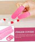 Badass 100 Pc Antistatic Latex Finger Sleeves Grippy Joint Guard used for finger protection while handling pills.