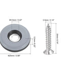 No Sweat Screw In Chair Leg Protectors And Table Glides Floor Savers with PTFE non-scratch pads, 25mm diameter and screw.