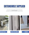 12 Pack White Square Tube Plugs For Furniture Legs And Frame Ends, PP Inserts To Cap Hollow Tubes And Pipe Openings in use examples
