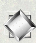 Top view of Hidden Street Ready Stainless Steel Manhole Covers For Lawn And Green Belts 12 To 40 Inches Beefy Ultra Durable Reinforced