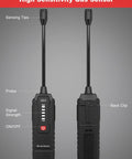 Front and back view of Portable Gas Leak Detector And Sniffer For Methane, Natural Gas, Propane, And Other Flammable Vapors Detect Ethanol.