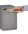 Depository Safe With Drop Slot And Dual Key Lock For Offices And Businesses, Steel Construction For Cash Deposits And Valuables