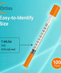 1 mL Pro Grade Fluid Transfer Tips For Lab Dispensing 31 Gauge Five Sixteenth Inch Long Eight Millimeter Individually Sealed Pack Of 100 For Clean Consistent Delivery And Accurate Measurements, labeled 1 mL/cc