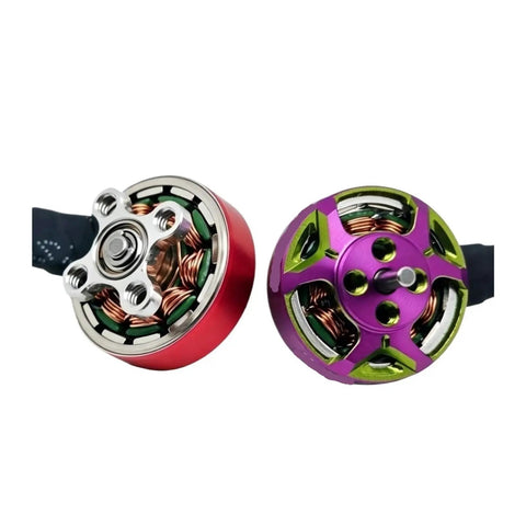 Four Pack High KV Brushless Drone Motors For 2 To 3 Inch Quadcopters With Green Finish - Bangin 6000KV 8000KV And 11500KV Options