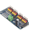 PCA9685 16 Channel 12-Bit PWM Servo Driver I2C Module for Arduino Robots and DIY Projects, 5V-10V DC Power