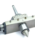 Pro Grade Taper Turning Attachment With Revolving Live Center For Offsetting Lathe Tailstock Morse Taper 2MT Metric Double Bearing Hardened Point Heavy Duty Precision Machining Tool